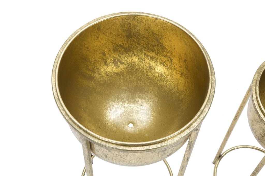 Flower Holder Glam Coppia Cm Ø 27X62-21,5X52