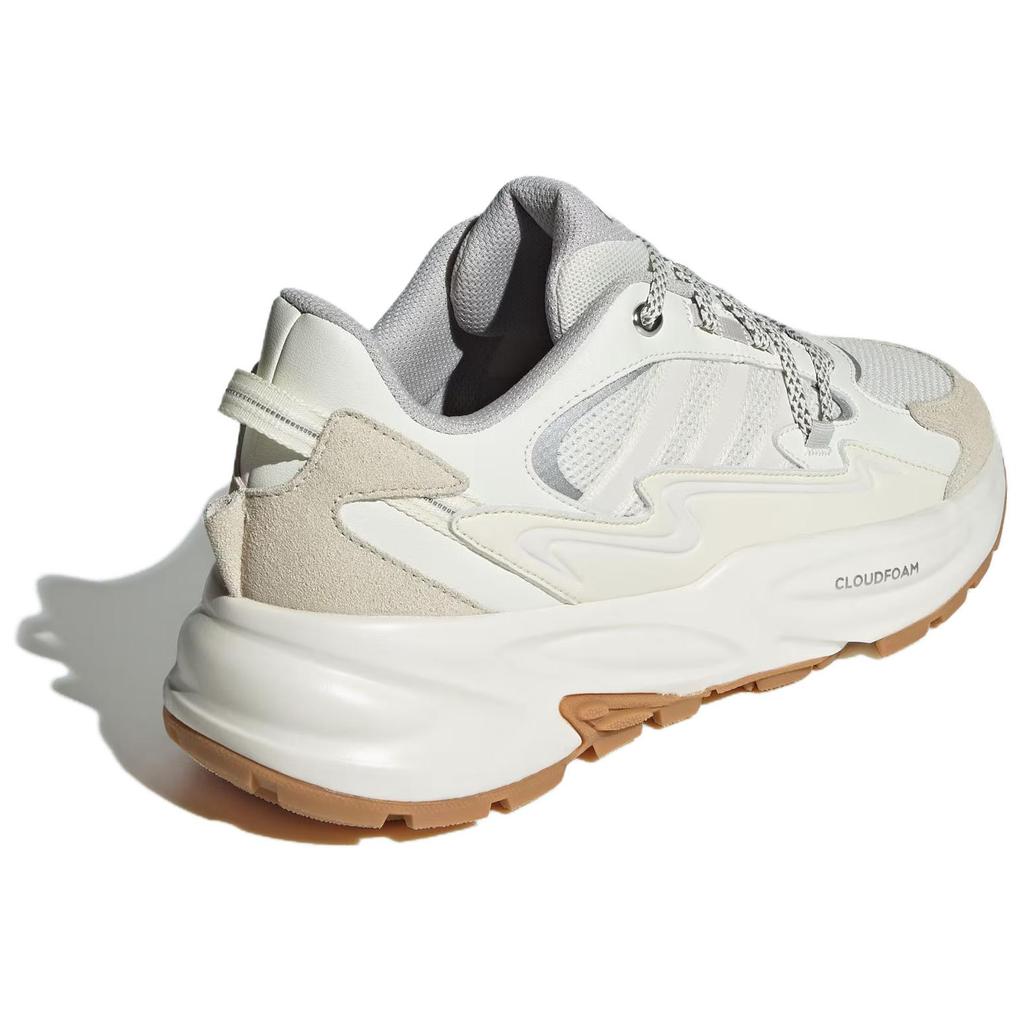 adidas Ozwave Surge Удобные Универсальные Нескользящие Износостойкие Низкие Кроссовки Папы Унисекс Белые JR3185