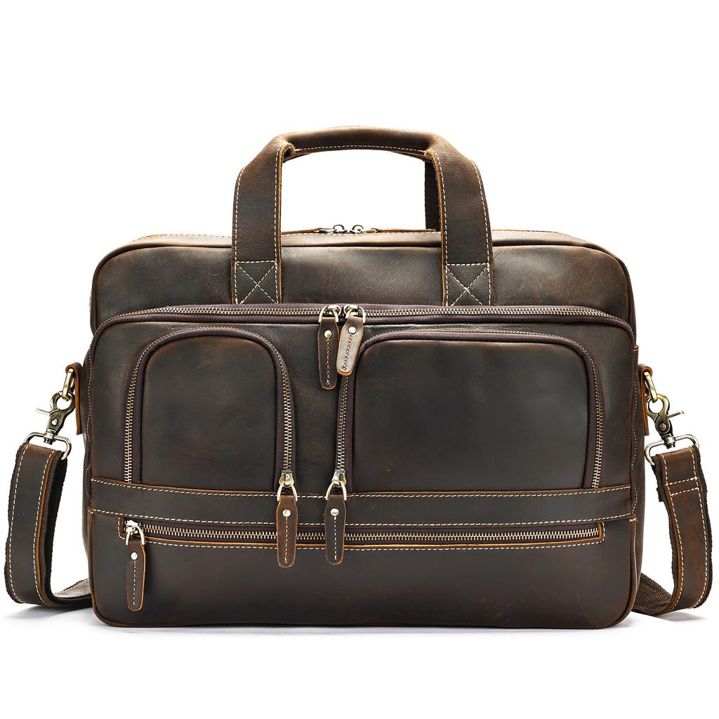 Вместительный портфель, высококлассная деловая сумка, мужская сумка через плечо для деловых поездок и поездок на работу
