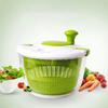 5 L Manual Lettuce Spinner BPA Free Fruit Washer Multi-Use with Secure Lid Lock & Rotary Handle & Bowl for Quick Veggie Prepping