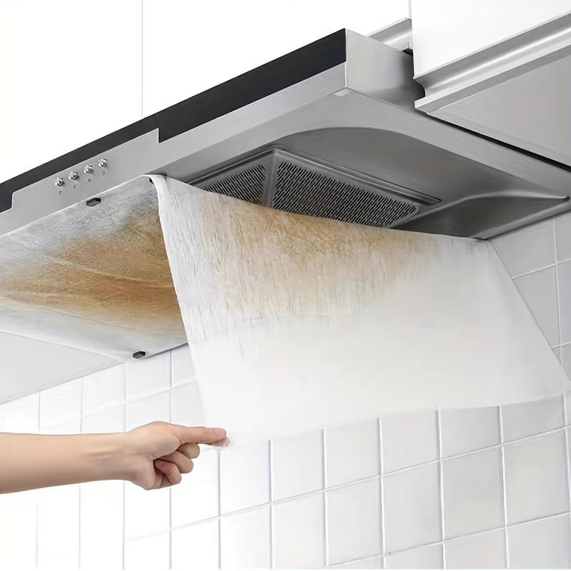 Kitchen Oil Stickers Range Hood Filter Set High-Performance Oil Absorption Smoke-Free Universal Fit Durable Sticker Protection