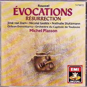 CD ROUSSEL - Воспоминания, Воскрешение: Plasson 7478872 EMI Classics 1987 Франция Классика Б/у