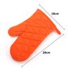 Home Living Professional Solid Hot Insulation High-temperature Thick Oven Mitts 1PC Cotton Kitchen Supplies Microwave Oven Gloves