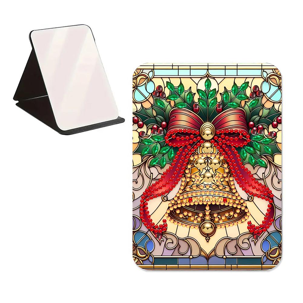 Алмазная мозаика своими руками, блестящее зеркало с кристаллами, стразы специальной формы, косметическое зеркало, настольное зеркало для путешествий на открытом воздухе, походов, пикника