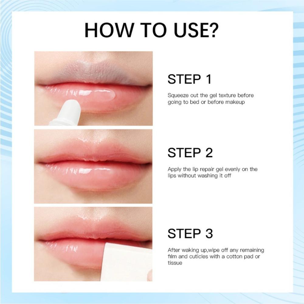 Lakerain Lip Repair Balm 2pcs, Relief for Dry Chapped Lips, Exfoliating Sleeping Mask & Daily Moisturizer with Shea Butter & Vitamin E