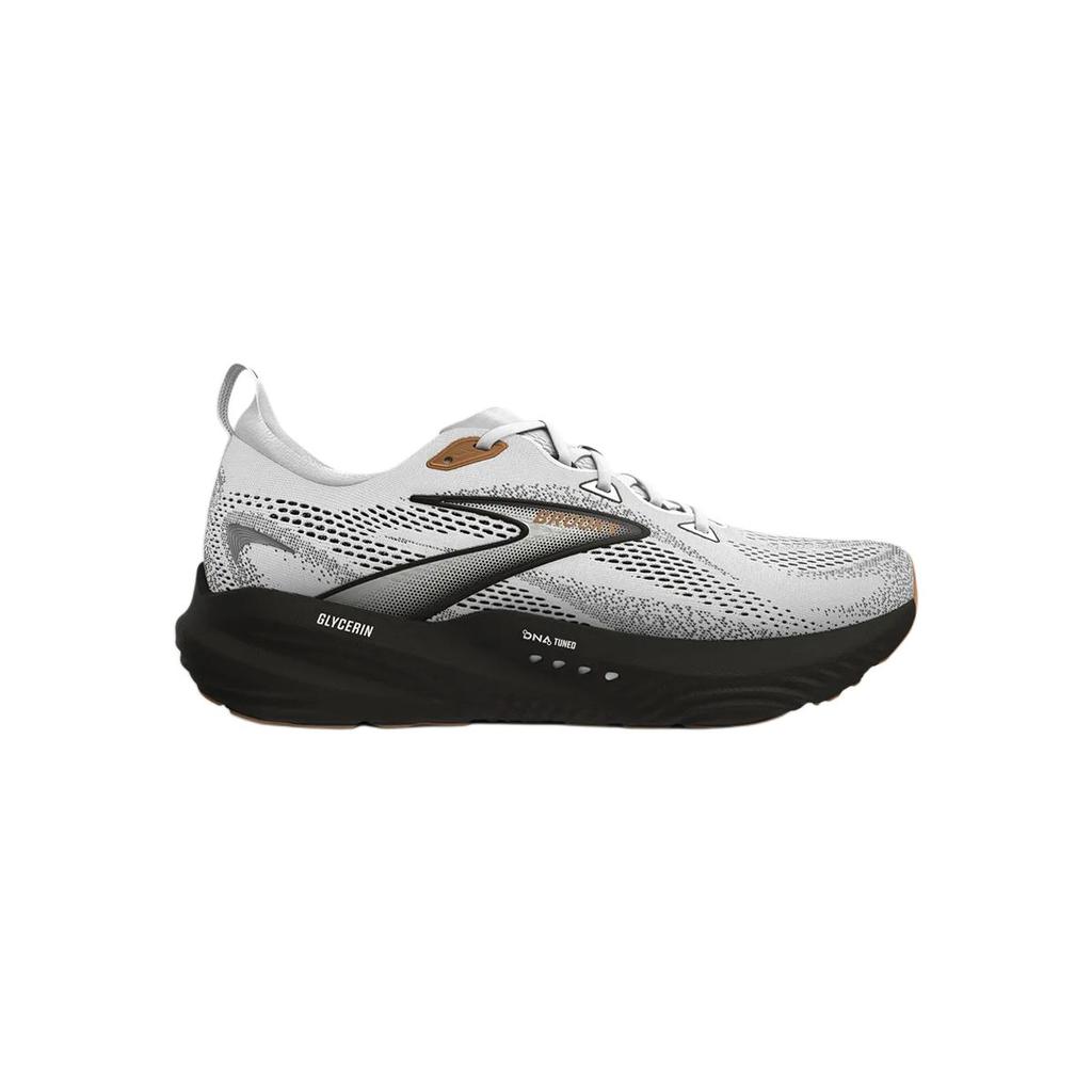 Brooks Glycerin 22 Удобные Легкие Ширина D Нескользящие Прочные Низкие Повседневные Беговые Кроссовки Мужские кроссовки Белый Серый 110445-1D-135