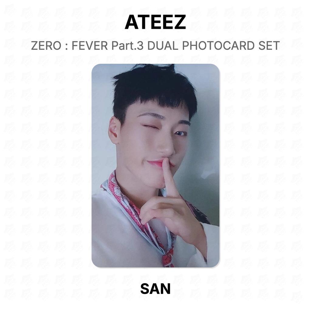 ATEEZ НОЛЬ : FEVER Часть 3 Двойной набор фотокарточек Официальная фотокарточка