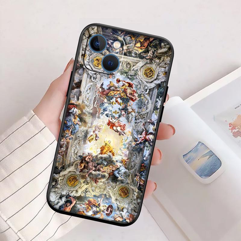 Чехол-ракушка Fresco Adam Sculpture Новый Высококлассный для телефона Redmi Note 13 14 Pro+ Plus A3 A3X 13X 13C 13R 14S 14C 14R
