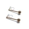 Серьги для женщин Популярные серьги Painless Gold Stick Bar Ball Элегантные нежные серьги для взрослых из смолы Серьги Miyabi Grace Miyabi Grace Непроколотые