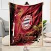 German Football Crest Artwork Personalized Text Blanket Multi-purpose Personalized Blanket Durable Comfort Throw For Bedding Bed Office Livingroom