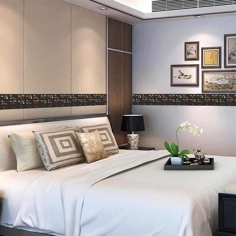 Мраморная мозаика, плинтус, наклейки на стену, ПВХ, самоклеящиеся, для гостиной, ванной комнаты, кухни, водонепроницаемая плитка, наклейки на талию, обои, границы, декор