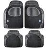 Tapis De Voiture - GOODYEAR - GOD9024 - Lot De 4 - PVC Et Moquette - Noir