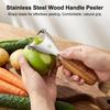 Stainless Steel Vegetable Peeler for Pumpkin and Winter Melon with Anti Slip Handle