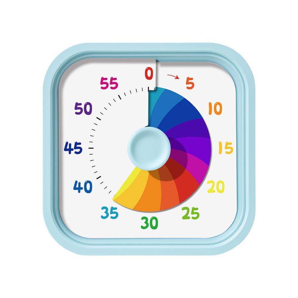 Square Visual Timer 60 Minutes Kitchen Cooking Timer Multifunctional Countdown Timer Reading Room