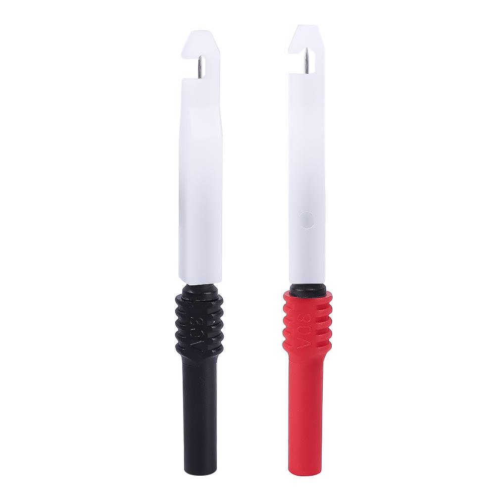 Автомобильный мультиметр, тестовые щупы с крышкой, удлинители тестовых проводов, тестовый пин с игольчатым наконечником, 30 В, изоляционные иглы для прокалывания проводов