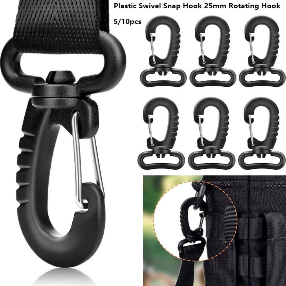 5/10pcs Plastic Rotating Hook Buckle 25mm Strap Keychain DIY Buckle for Material Suction Machine