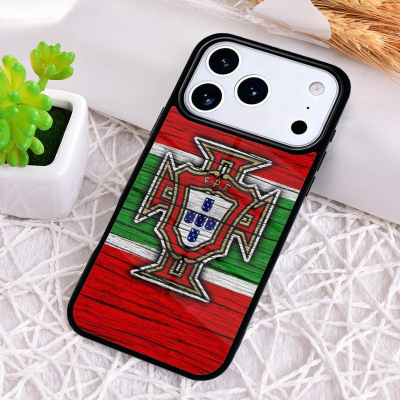 Ударопрочный чехол для телефона с флагом Португалии для iPhone 17 Air 16e 15 11 12 14 13 Pro Max Защитная крышка Coque