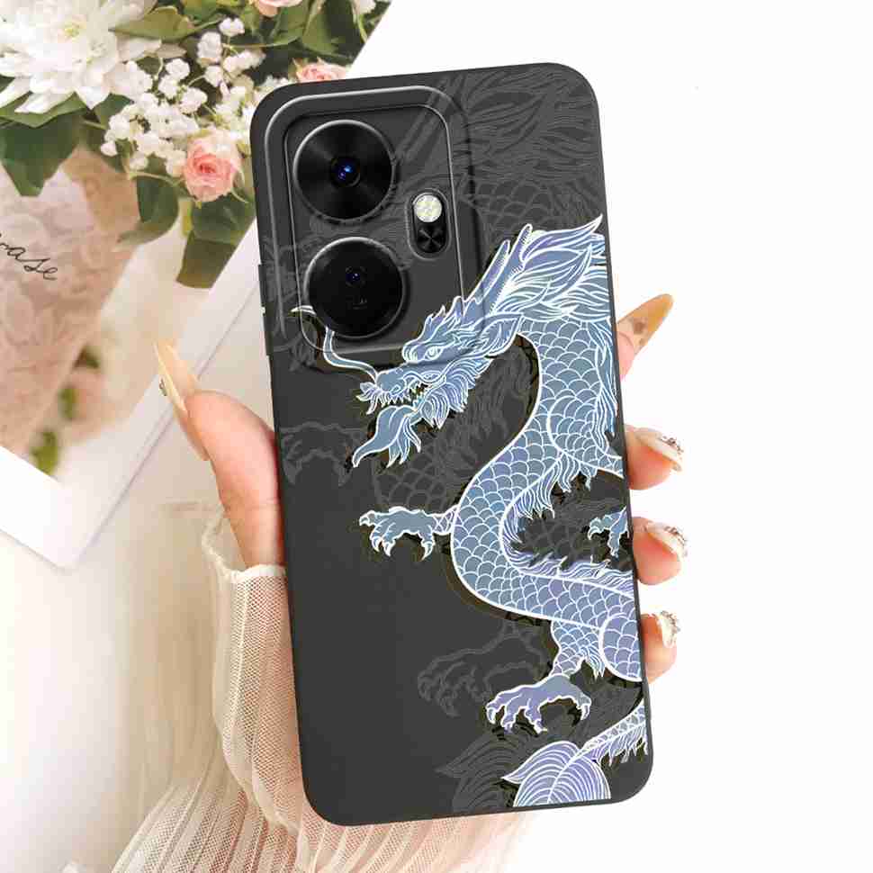 Чехол Для itel P55 Plus Чехол Милый Кот Дракон Чехол-книжка Для itel P 55 P55Plus P55+ P663LN P663L Coque Capa