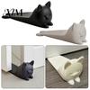 Прочный дверной упор, 3D-печатный лежащий кот, дверной стопор, декоративный клин-котенок, клиновой упор для безопасности, противоскользящий коврик для пола, дверной упор для дома, гостиной