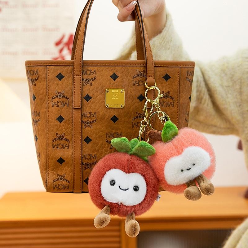 Cute simulated fruit series plush toys, bag pendants, decorative keychains, birthday gifts for men and women
