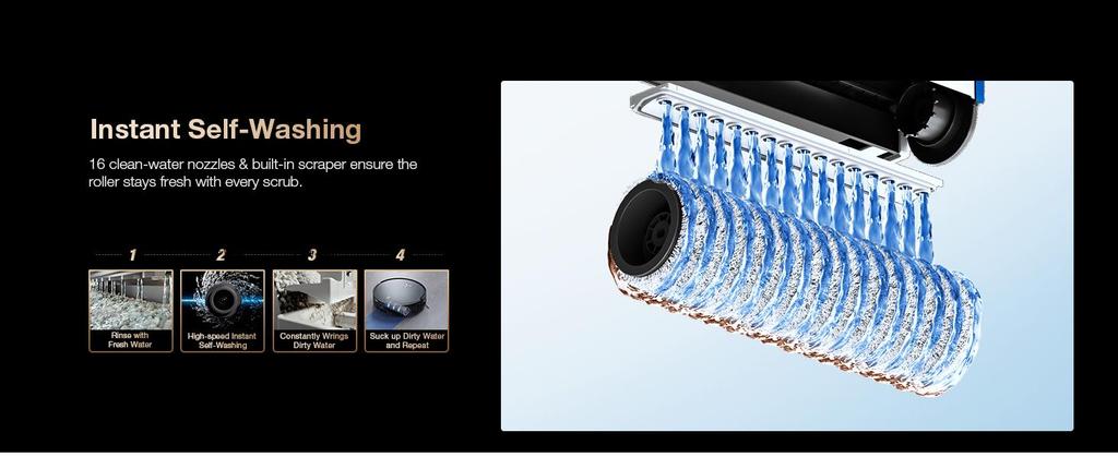 ECOVACS DEEBOT X8 PRO Omni Robot Vacuum Cleaner with Mop Function, OZMO Scooter with Continuous Mopping & Self Cleaning, 18,000 Pa, 12-in-1 Station