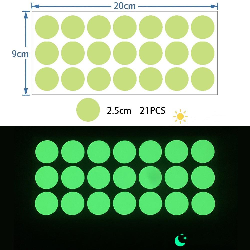 Glow-in-the-dark Stars Glow Wall Stickers Living Room Bedroom Switch Decoration Children's Room Dorm DIY Creative Glow-in-the Dark Stickers