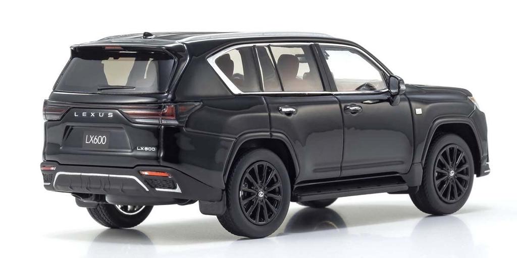 Kyosyo Original Lexus LX 600 F SPORT Only Vehicle Completed Product 1/43 (Black F/Export LHD)