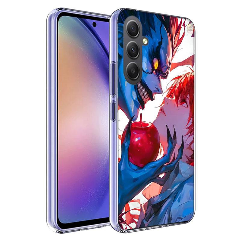 Чехол для телефона Anime Deth Note Лайт Ягами для Samsung A17 A37 A57 A07 A16 A26 A36 A56 A06 A02S A12 A22 A32 A52S A04S A14 A24 A34 A