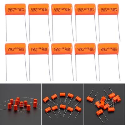 10 шт. Конденсаторы для регулировки тона гитары Конденсаторы Orange Drop Конденсаторы для регулировки тона гитары и бас-гитары Аксессуар для гитары 600 В 715P .022 мкФ