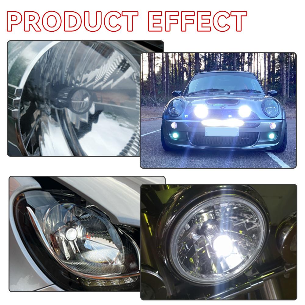 90W 20000LM Auto Lamp Mini Lens LED H4 Bulbs Headlight Car Motorcycle Dual Projector Len Turbo Fan LED Automotive Moto 12V 24V