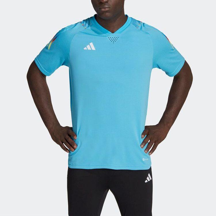 adidas Мужские синие футбольные майки умеренного прямого кроя HJ9942