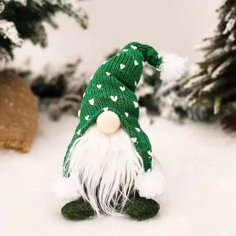 Рождественская серия Гном Плюшевая Санта-кукла Рождественские украшения Украшения Модные аксессуары Украшения для дома для вечеринок Товары