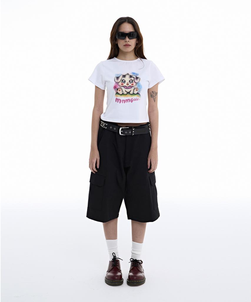MINIMALPAIR Cargo Bermuda Shorts Black