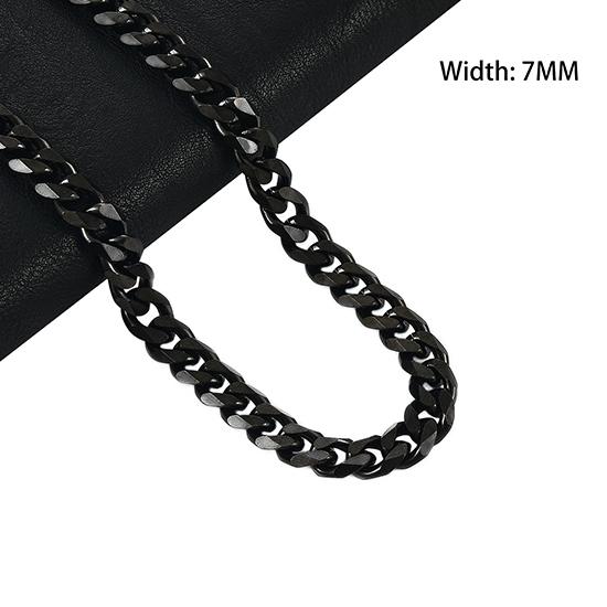 Массивное ожерелье из нержавеющей стали для мужчин, звеньевая цепь панцирная, майами кубинская, женский чокер, панк-рок, для парня, металлическое украшение на шею, аксессуар, подарок