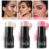 3D Brightening Contour & Highlighter Stick - Under-eye & Face Blush Cream