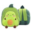 Toddlers Backpack Cute Cartoon Plush Schoolbag Simulation Stuffed Avocado Soft Bookbag Mini Toddler Bags for Kids Boy Girl