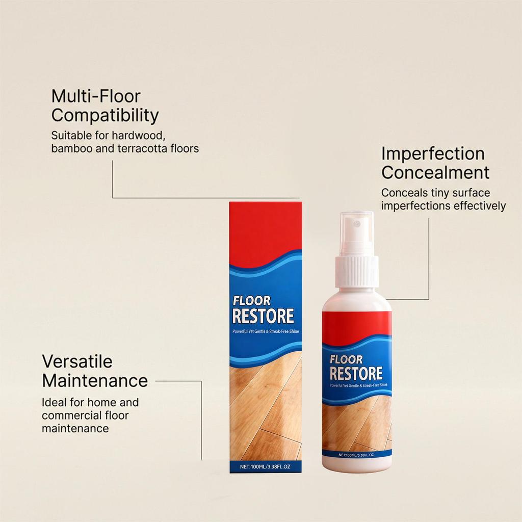 Multi-Effect Wood Floor Polish - Daily Stain & Dirt Remover