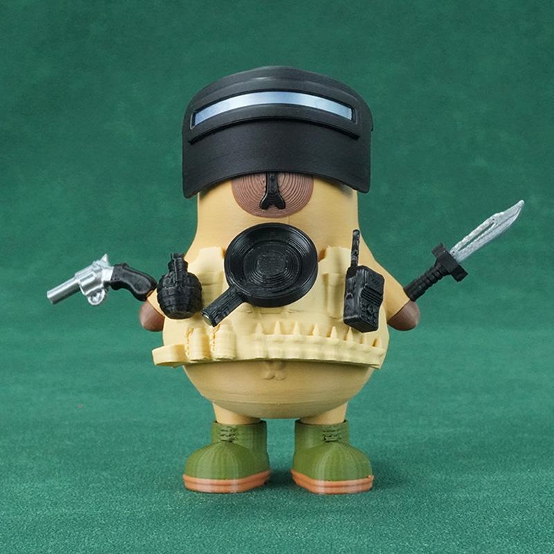 Игрушка 3D-печати, артикулированное глубоководное чудовище – Креативная новинка