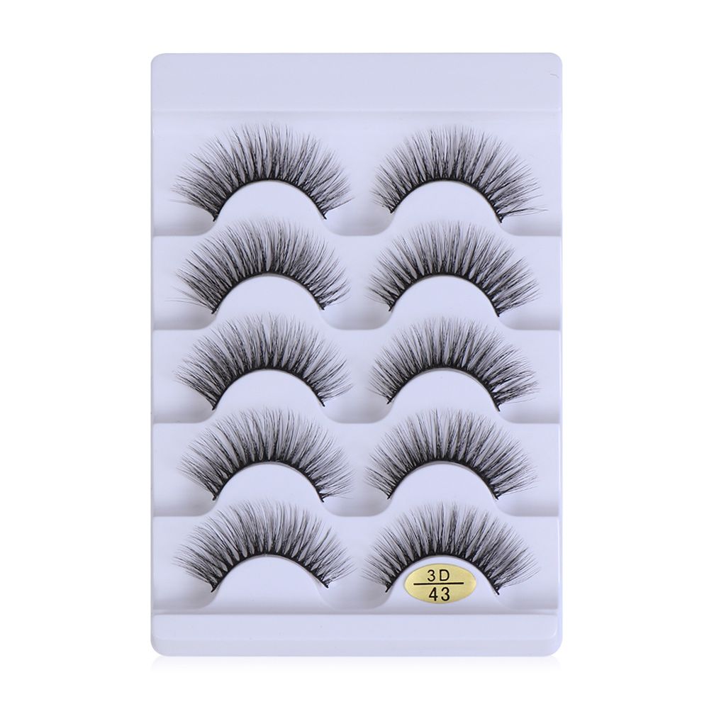 Flared Multi-styles Natural Long Criss-cross Eye Lash Extension 3D Faux Mink Hair False Eyelashes