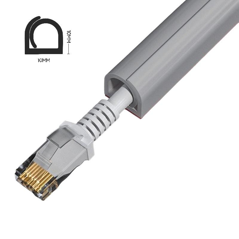 1PC 1/2/3/5/10m Wire Cords Covers Paintable Cable Concealer Cable Hider TV on Wall Wire Hiders Cable Management Cord Hider Wall