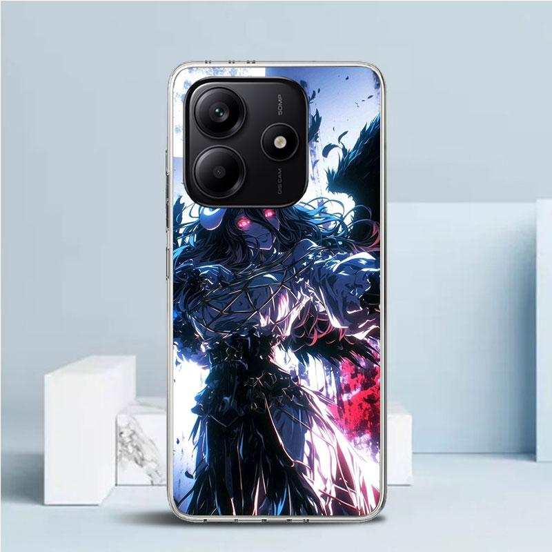 Чехол для телефона Albedo Overlord Аниме для Xiaomi Redmi Note 15 14 14S 13 12S 12 Pro Plus 11S 11 11T 11E 10S 10 + Мягкая задняя крышка из ТПУ