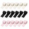 6pcs Pure Color Chiffon Ribbon 4cm Width Wedding Ribbon Soft Frayed Edge Ribbon  Bouquet Decoration