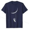 Moon Swing Astronaut Stars Space Man Funny T-Shirt Tops T Shirt Brand New Custom Cotton Men Tshirts Custom