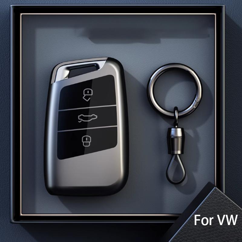 Новый титаново-серый для VW для Tiguan Atheon для Rline для Polo Passat B8 для Skoda Kodiaq Octavia Fabia Karoq Чехол для корпуса автомобильного ключа