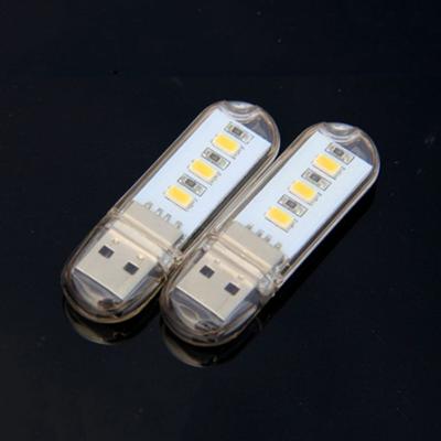 Портативный USB зарядный светодиодный ночник Power Bank ПК Ноутбук Прикроватная лампа для чтения