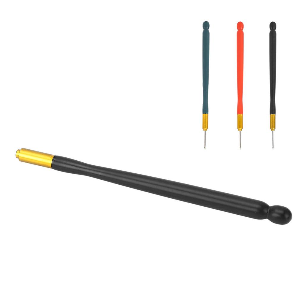 Крючок для вышивки крючком с пластиковой ручкой, многофункциональный инструмент для вышивки крючком и бисером