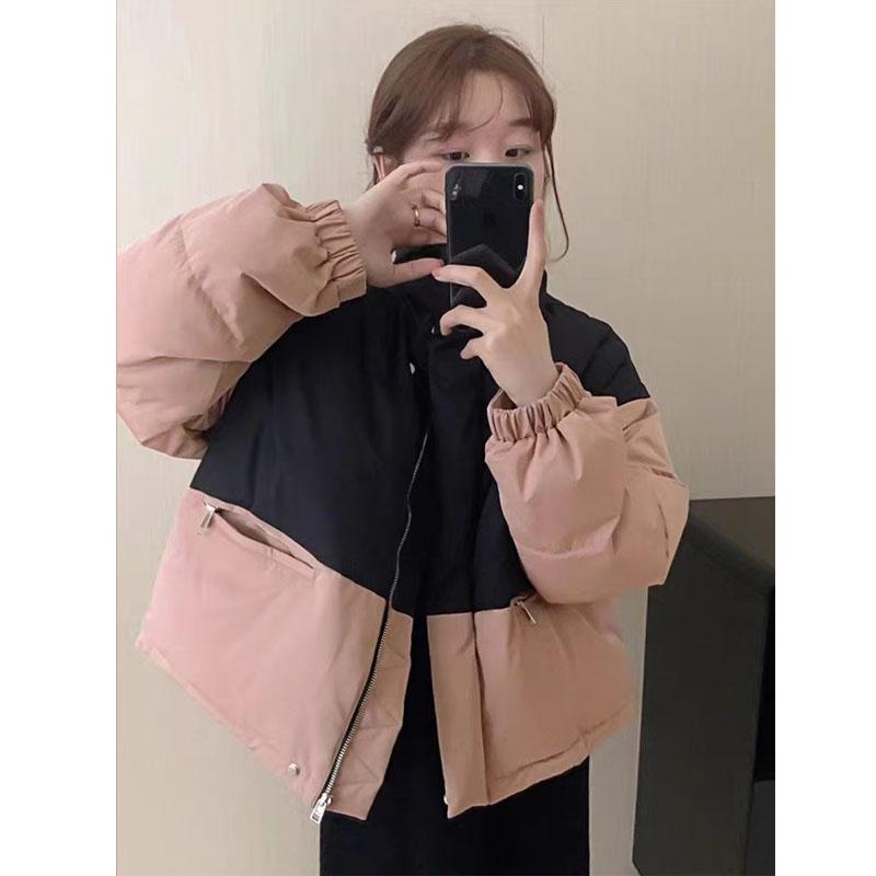 Women's Winter Oversize Loose Short Jacket Overcoat Thick Down Cotton Padded Coat Female Plus Size Casual Puffer Parkas Women
