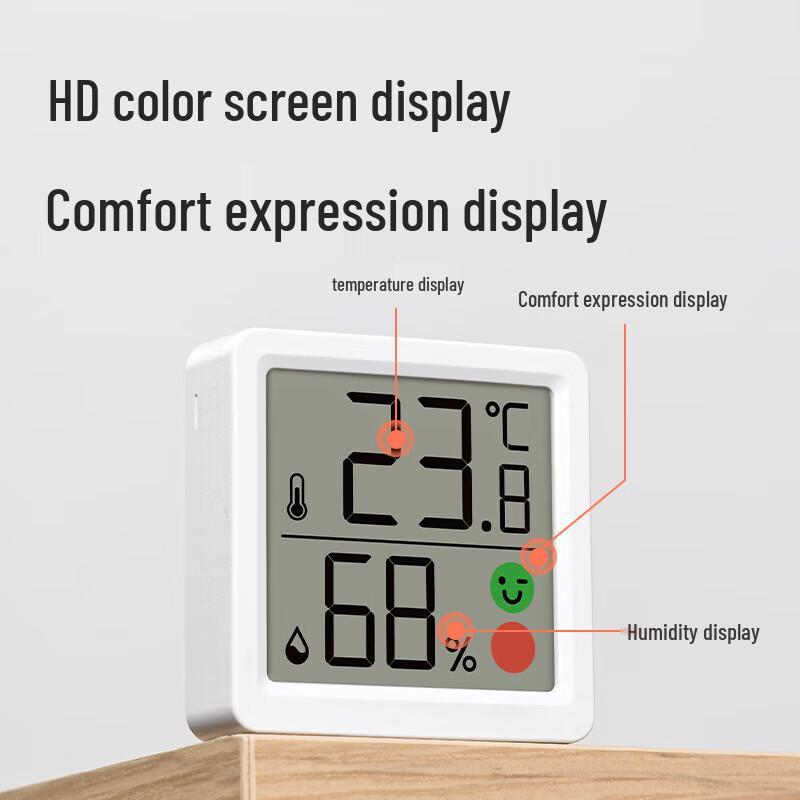 Deli Digital Indoor Thermometer Hygrometer