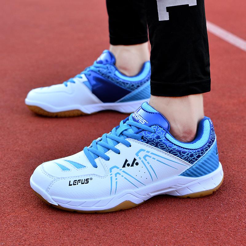 Молодежные и взрослые новые высококачественные амортизирующие противоскользящие и износостойкие туфли для бадминтона, теннисные туфли, туфли для настольного тенниса