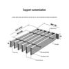 Hot-Dip Galvanized Carbon Steel Grating Platform